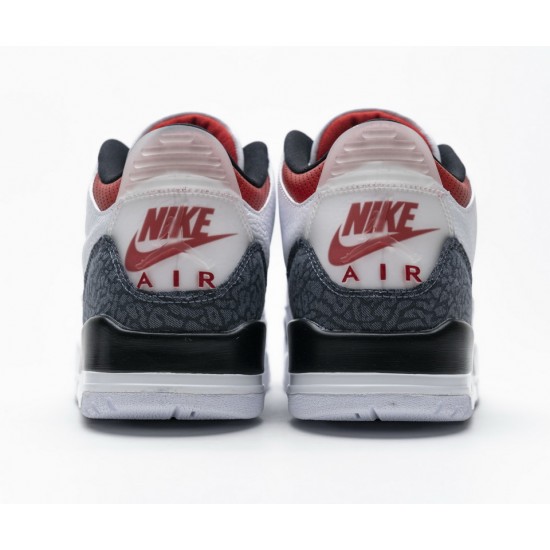 Nike Air Jordan 3 Retro Fire Red Denim CZ6431-100 Nike Air Jordan 3 Retro Fire Red Denim CZ6431-100