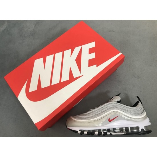 NIKE AIR MAX 97 OG QS WMNS 'SILVER BULLET' 885691-001 NIKE AIR MAX 97 OG QS WMNS 'SILVER BULLET' 885691-001