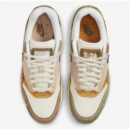 NIKE AIR MAX 1 PREMIUM 'AIR MAX DAY - WABI-SABI' WMNS 2022 DQ8656-133 NIKE AIR MAX 1 PREMIUM 'AIR MAX DAY - WABI-SABI' WMNS 2022 DQ8656-133