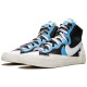 Sacai X Nike Blazer Mid 'Black Blue' BV0072-001 Sacai X Nike Blazer Mid 'Black Blue' BV0072-001