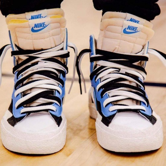 Sacai X Nike Blazer Mid 'Black Blue' BV0072-001 Sacai X Nike Blazer Mid 'Black Blue' BV0072-001