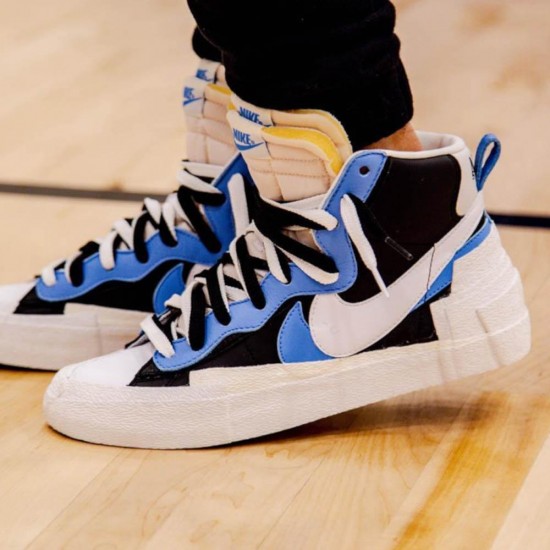Sacai X Nike Blazer Mid 'Black Blue' BV0072-001 Sacai X Nike Blazer Mid 'Black Blue' BV0072-001
