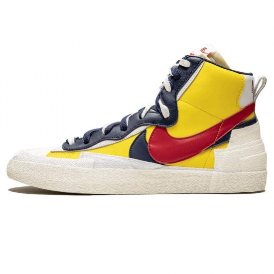 Sacai X Nike Blazer Mid 'Maize Navy' BV0072-700 Sacai X Nike Blazer Mid 'Maize Navy' BV0072-700