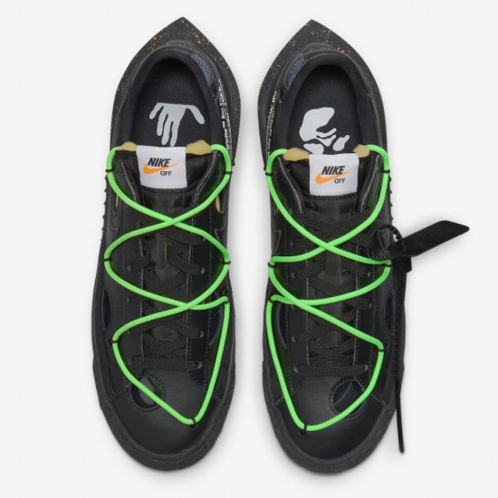 OFF-WHITE X NIKE BLAZER LOW 'BLACK' 2022 DH7863-001 OFF-WHITE X NIKE BLAZER LOW 'BLACK' 2022 DH7863-001