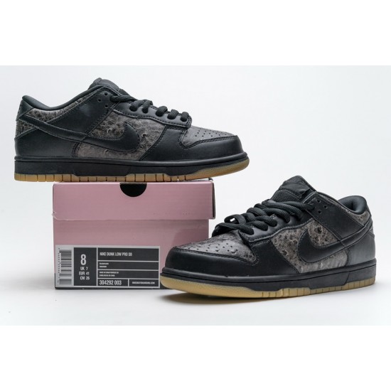 Nike Dunk Low Pro SB Black Ostrich Skate 304292-003 Nike Dunk Low Pro SB Black Ostrich Skate 304292-003