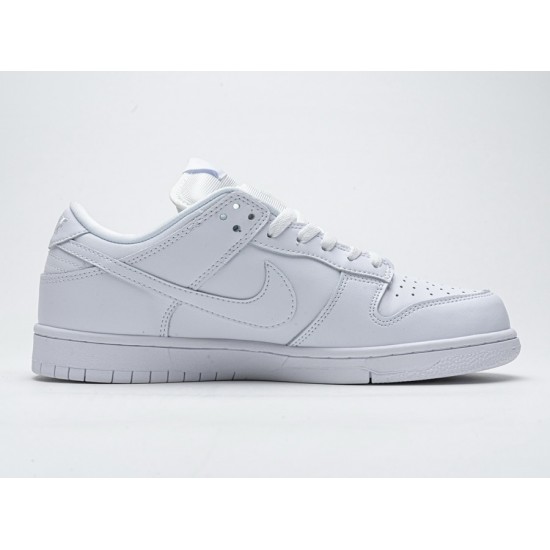 Nike SB Dunk Low Pro All White 304292-100 Nike SB Dunk Low Pro All White 304292-100