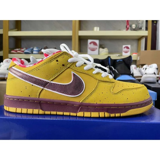 NIKE DUNK LOW PREMIUM SB 'YELLOW LOBSTER' 313170-137566 NIKE DUNK LOW PREMIUM SB 'YELLOW LOBSTER' 313170-137566