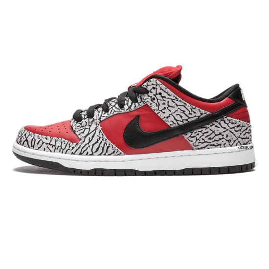 SUPREME X DUNK LOW PREMIUM SB 'RED CEMENT' 313170-600