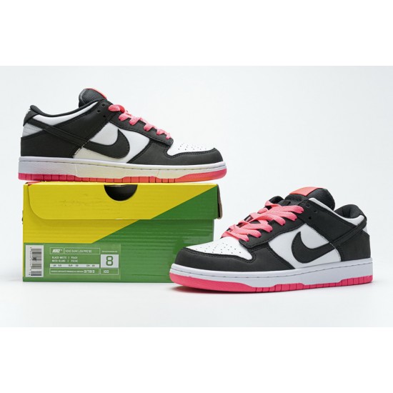 Nike Dunk Low PRO SE Black White Peach 317813-100 Nike Dunk Low PRO SE Black White Peach 317813-100