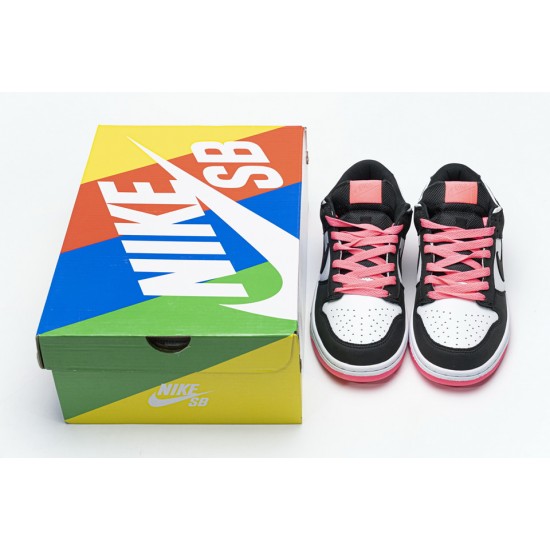 Nike Dunk Low PRO SE Black White Peach 317813-100 Nike Dunk Low PRO SE Black White Peach 317813-100
