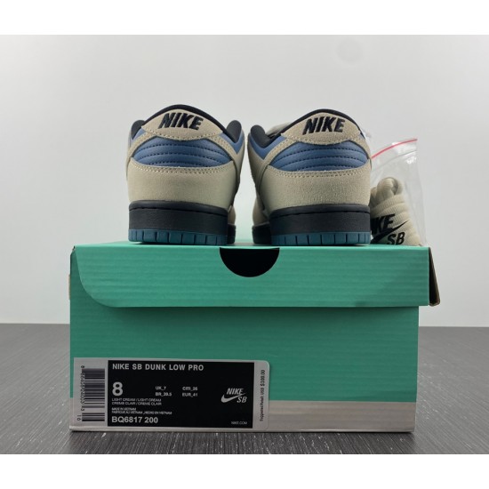 NIKE DUNK LOW PRO SB 'THUNDERSTORM' 2019 BQ6817-200 NIKE DUNK LOW PRO SB 'THUNDERSTORM' 2019 BQ6817-200