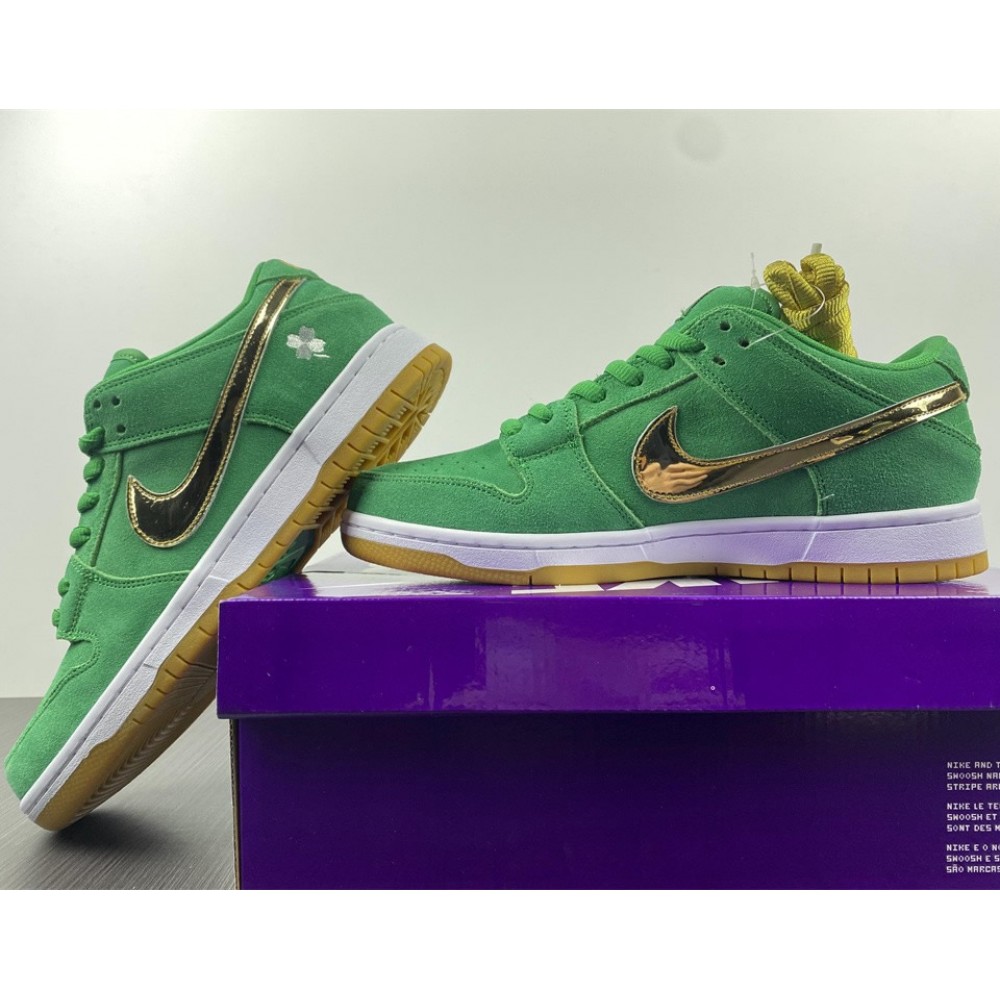 nike sb dunk st patrick's day