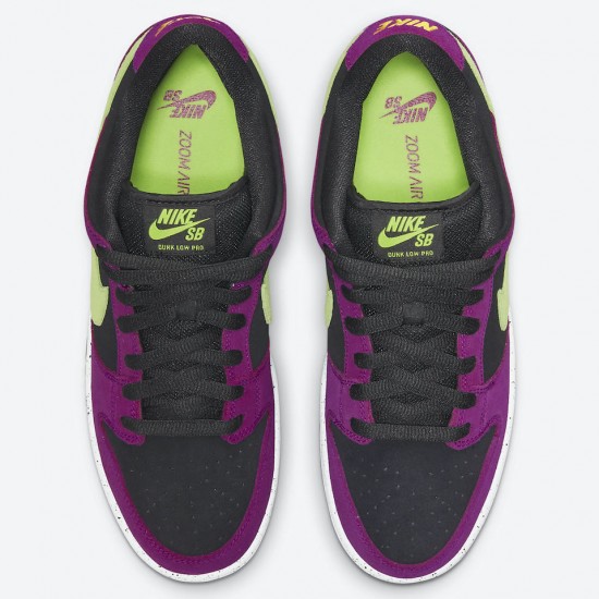 NIKE DUNK LOW PRO SB 'RED PLUM' BQ6817-501 NIKE DUNK LOW PRO SB 'RED PLUM' BQ6817-501