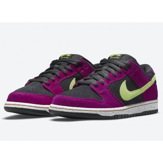 NIKE DUNK LOW PRO SB 'RED PLUM' BQ6817-501 NIKE DUNK LOW PRO SB 'RED PLUM' BQ6817-501