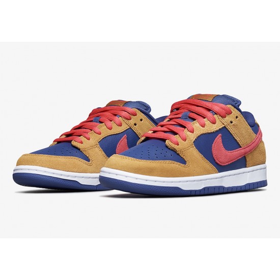 NIKE DUNK LOW SB 'WHEAT DARK PURPLE' BQ6817-700