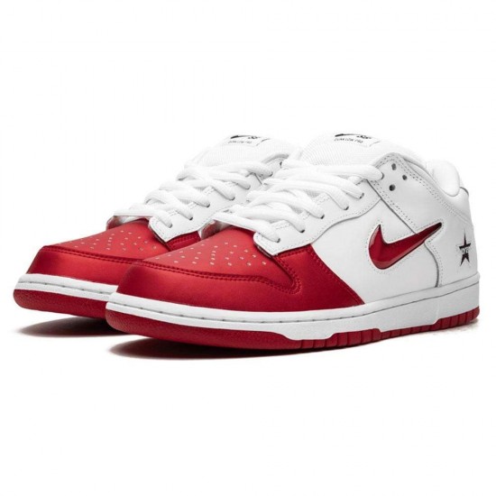 Supreme X Nike SB Dunk Low Red White CK3480-600 Supreme X Nike SB Dunk Low Red White CK3480-600