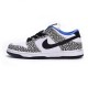 Nike Dunk Low Black White Blue CU1727-106 Nike Dunk Low Black White Blue CU1727-106