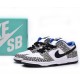 Nike Dunk Low Black White Blue CU1727-106 Nike Dunk Low Black White Blue CU1727-106