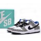 Nike Dunk Low Black White Blue CU1727-106