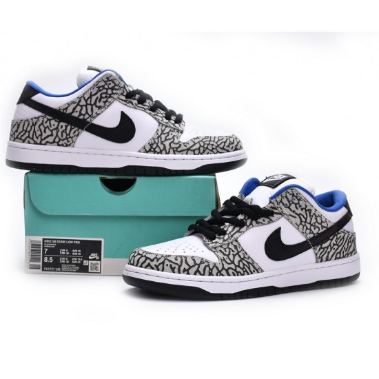 Nike Dunk Low Black White Blue CU1727-106 Nike Dunk Low Black White Blue CU1727-106