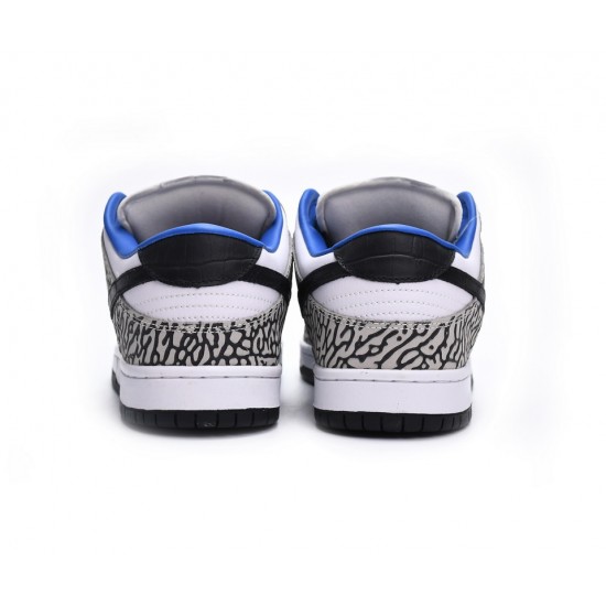 Nike Dunk Low Black White Blue CU1727-106