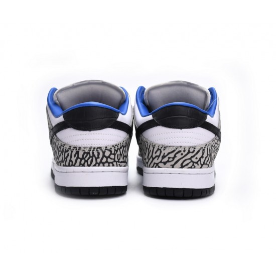 Nike Dunk Low Black White Blue CU1727-106 Nike Dunk Low Black White Blue CU1727-106