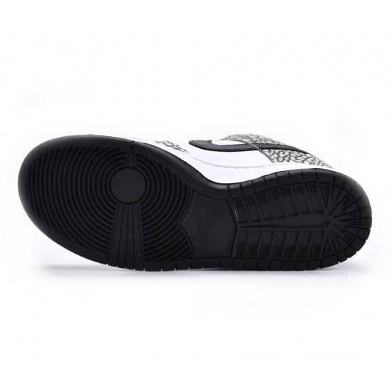 Nike Dunk Low Black White Blue CU1727-106 Nike Dunk Low Black White Blue CU1727-106
