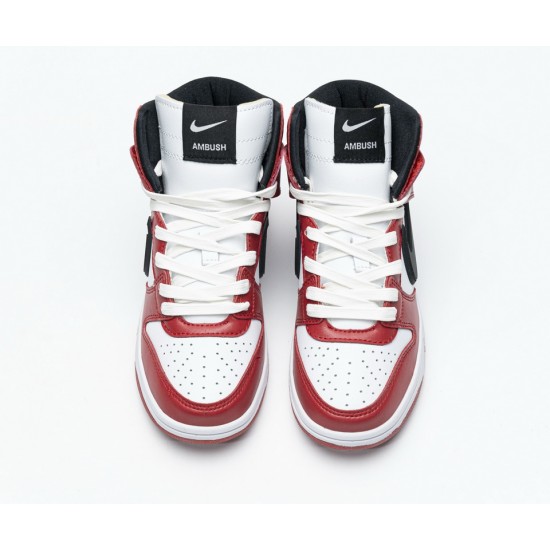 Ambush x Nike Dunk High Varsity Red Black White CU7544-102 Ambush x Nike Dunk High Varsity Red Black White CU7544-102