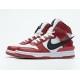 Ambush x Nike Dunk High Varsity Red Black White CU7544-102