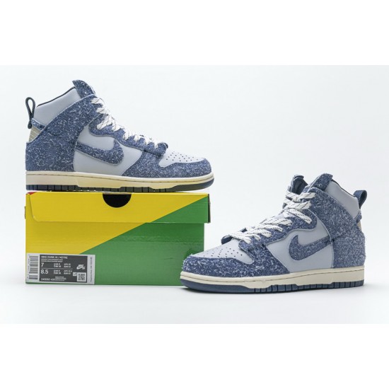 Nike SB Dunk High Pro Denim Sapphire Blue CW3092-400 Nike SB Dunk High Pro Denim Sapphire Blue CW3092-400
