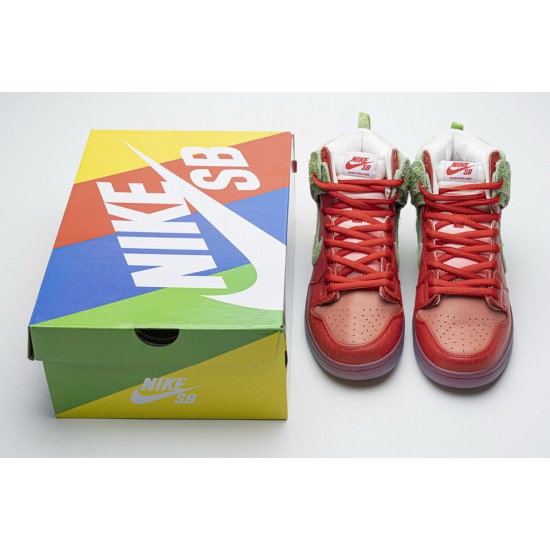 Nike SB Dunk High 'Strawberry Cough' CW7093-600