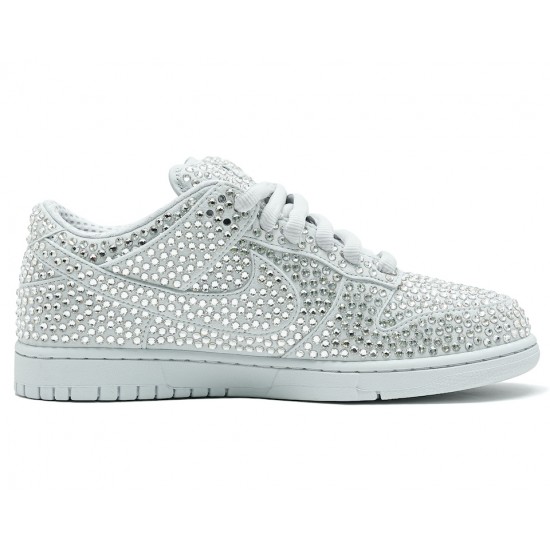 CACTUS PLANT FLEA MARKET X SWAROVSKI X DUNK LOW 'PURE PLATINUM' CZ2670-001 CACTUS PLANT FLEA MARKET X SWAROVSKI X DUNK LOW 'PURE PLATINUM' CZ2670-001