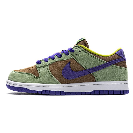 NIKE DUNK LOW SP "VENEER" AUTUMN GREEN-DEEP PURPLE DA1469-200 NIKE DUNK LOW SP "VENEER" AUTUMN GREEN-DEEP PURPLE DA1469-200