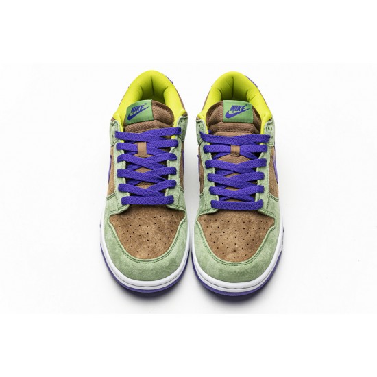 NIKE DUNK LOW SP "VENEER" AUTUMN GREEN-DEEP PURPLE DA1469-200 NIKE DUNK LOW SP "VENEER" AUTUMN GREEN-DEEP PURPLE DA1469-200