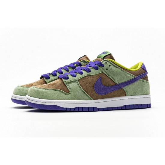 NIKE DUNK LOW SP "VENEER" AUTUMN GREEN-DEEP PURPLE DA1469-200