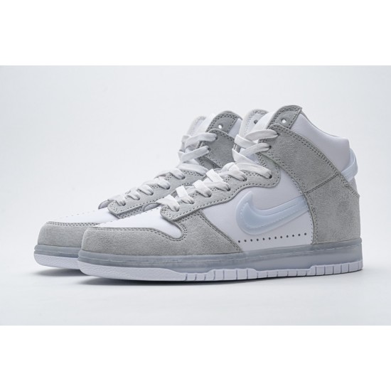 Slam Jam x Nike SB Dunk High 'White Platinum' DA1639-100