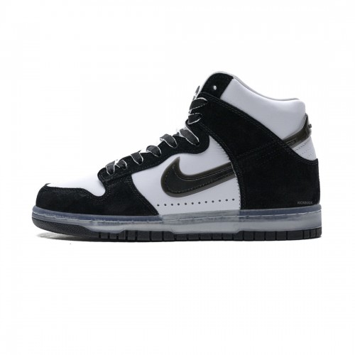 Slam Jam x Nike SB Dunk High 'Black White' DA1639-101