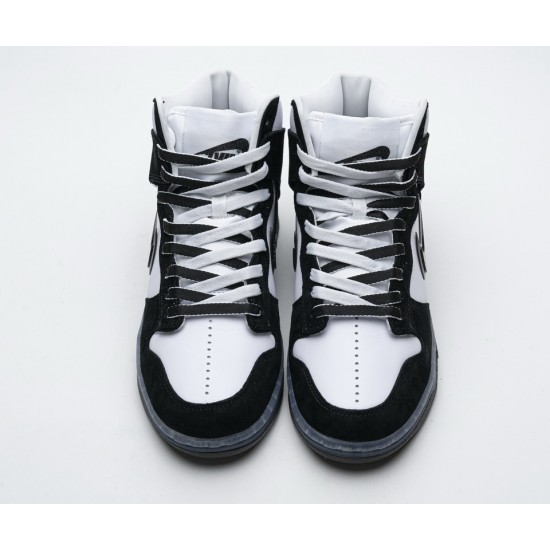 Slam Jam x Nike SB Dunk High 'Black White' DA1639-101