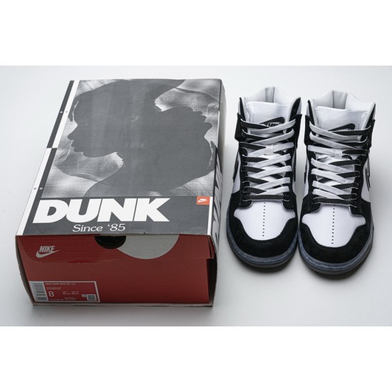 Slam Jam x Nike SB Dunk High 'Black White' DA1639-101