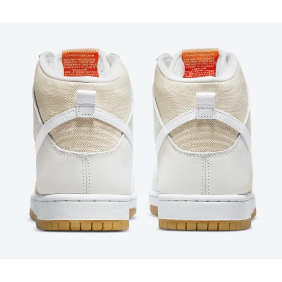 NIKE DUNK HIGH PRO ISO SB 'UNBLEACHED PACK - NATURAL' DA9626-100 NIKE DUNK HIGH PRO ISO SB 'UNBLEACHED PACK - NATURAL' DA9626-100