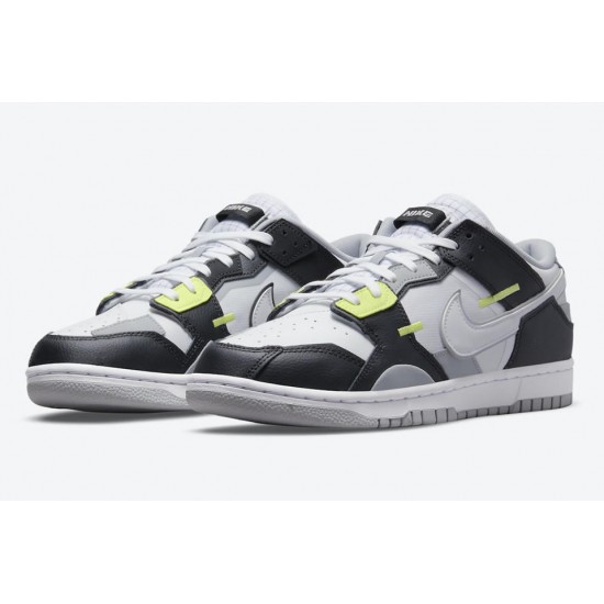 NIKE DUNK SCRAP 'WOLF GREY LIGHT LEMON TWIST' DC9723-001 NIKE DUNK SCRAP 'WOLF GREY LIGHT LEMON TWIST' DC9723-001