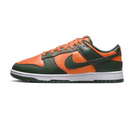 NIKE DUNK LOW 'MIAMI HURRICANES' 2022 DD1391-300 NIKE DUNK LOW 'MIAMI HURRICANES' 2022 DD1391-300