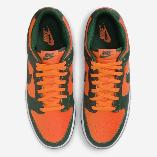 NIKE DUNK LOW 'MIAMI HURRICANES' 2022 DD1391-300 NIKE DUNK LOW 'MIAMI HURRICANES' 2022 DD1391-300