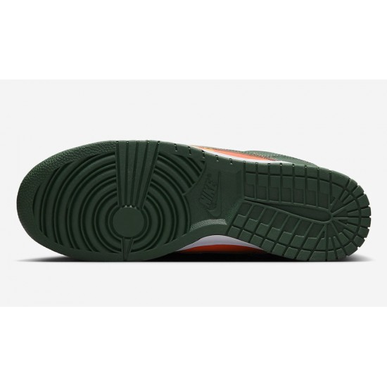 NIKE DUNK LOW 'MIAMI HURRICANES' 2022 DD1391-300 NIKE DUNK LOW 'MIAMI HURRICANES' 2022 DD1391-300