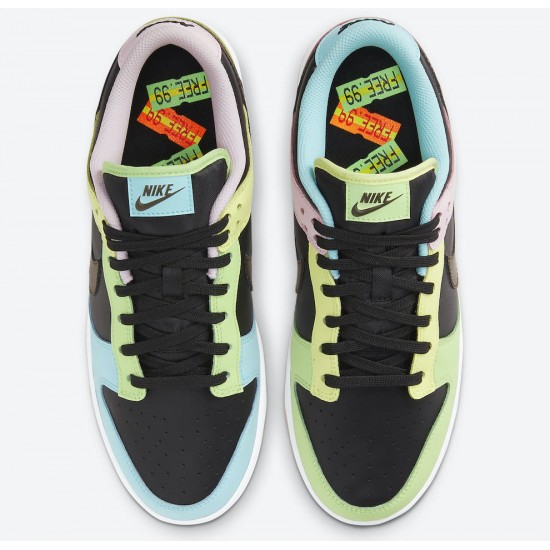 NIKE DUNK LOW SE 'FREE.99-BLACK' DH0952-001 NIKE DUNK LOW SE 'FREE.99-BLACK' DH0952-001