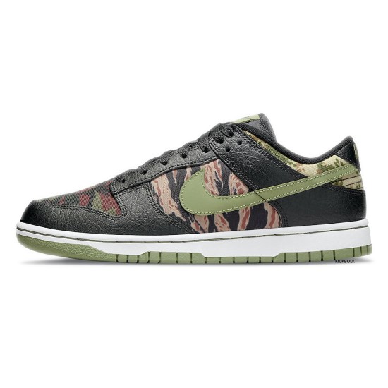 NIKE DUNK LOW SE 'BLACK MULTI-CAMO' DH0957-001 NIKE DUNK LOW SE 'BLACK MULTI-CAMO' DH0957-001