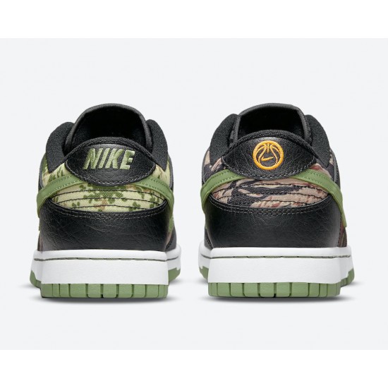 NIKE DUNK LOW SE 'BLACK MULTI-CAMO' DH0957-001 NIKE DUNK LOW SE 'BLACK MULTI-CAMO' DH0957-001