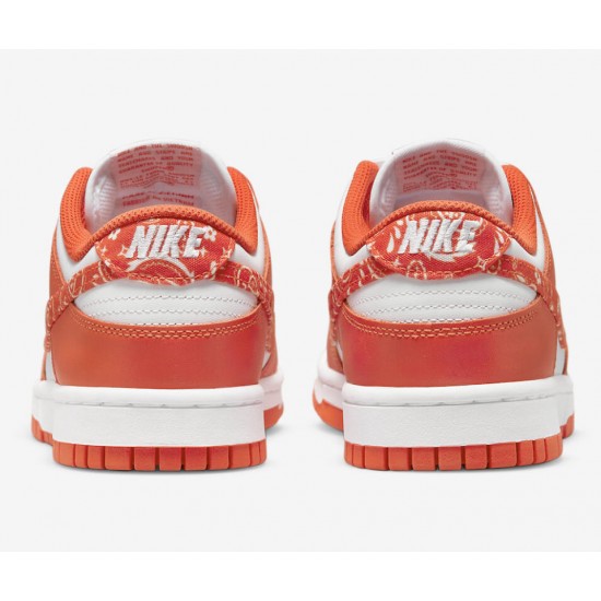NIKE DUNK LOW 'ORANGE PAISLEY' WMNS 2022 DH4401-103 NIKE DUNK LOW 'ORANGE PAISLEY' WMNS 2022 DH4401-103