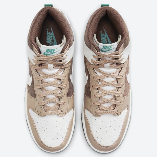 NIKE DUNK HIGH 'LIGHT CHOCOLATE' DH5348-100 NIKE DUNK HIGH 'LIGHT CHOCOLATE' DH5348-100