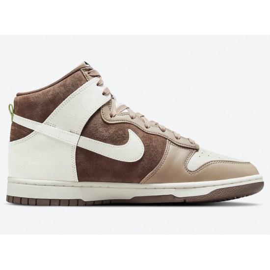 NIKE DUNK HIGH 'LIGHT CHOCOLATE' DH5348-100 NIKE DUNK HIGH 'LIGHT CHOCOLATE' DH5348-100